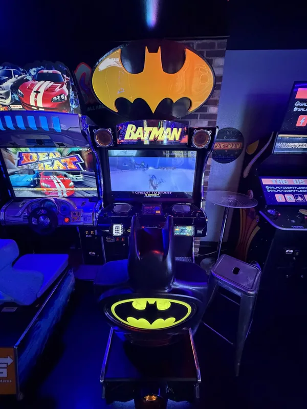 Batman 2013 single-player sit-down arcade cabinet by Raw Thrills