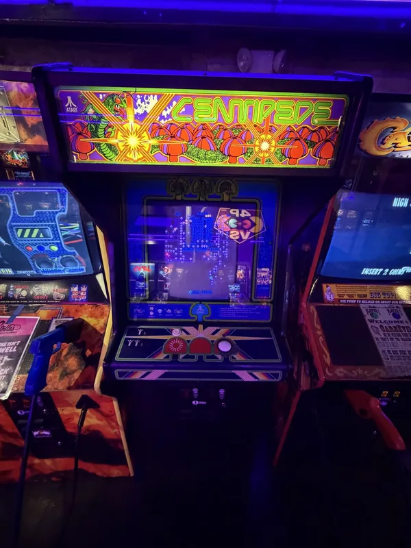 Centipede trackball arcade cabinet by Atari