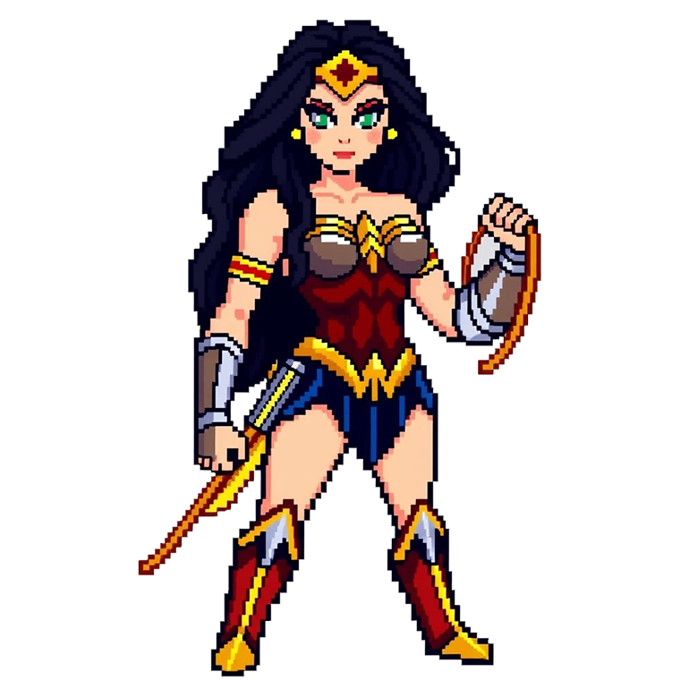 Wonder Boss Burger — 8-bit boss character